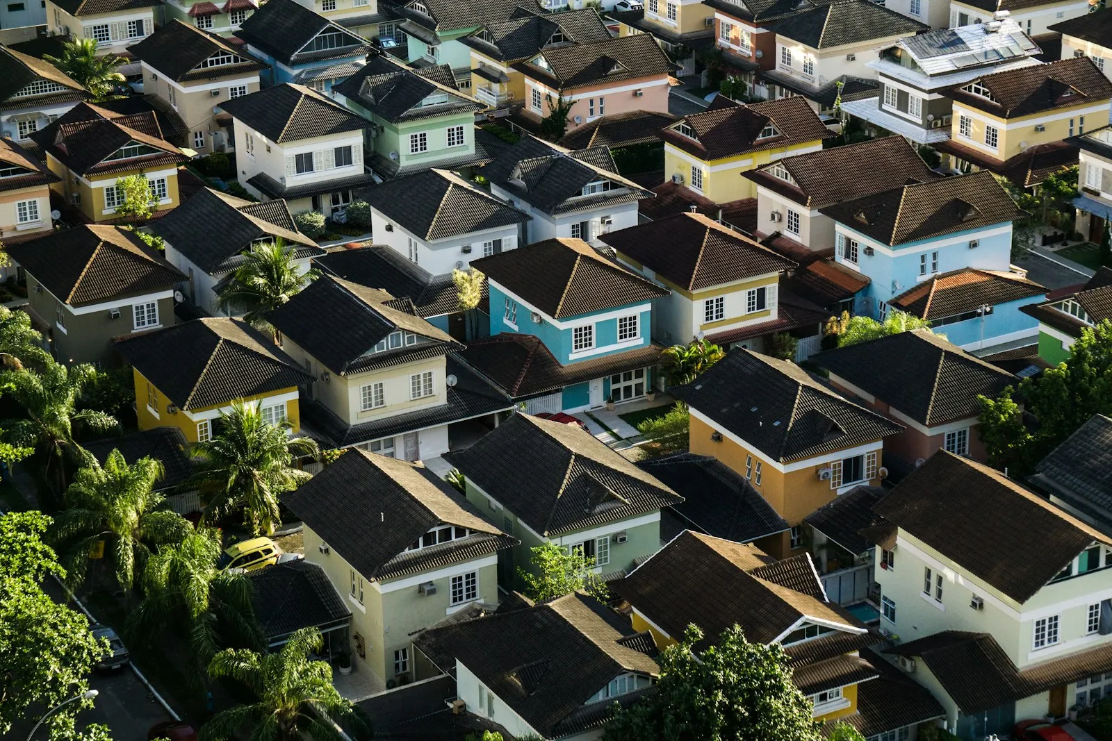 A terrace of social housing